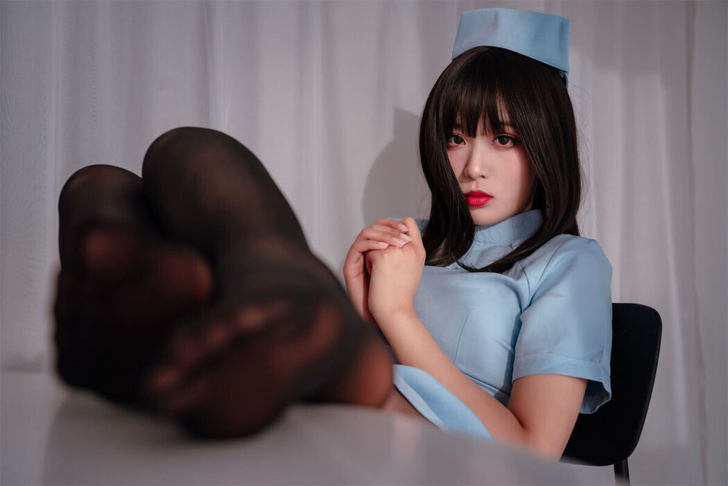 Coser@轩萧学姐 – 蓝色护士