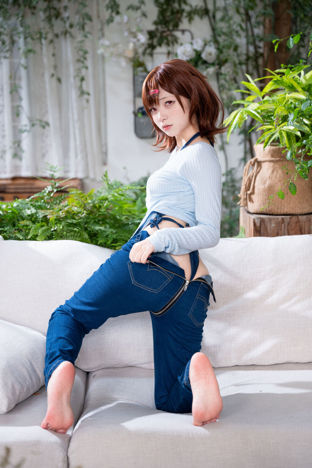 Coser@花铃 – 円香牛仔裤