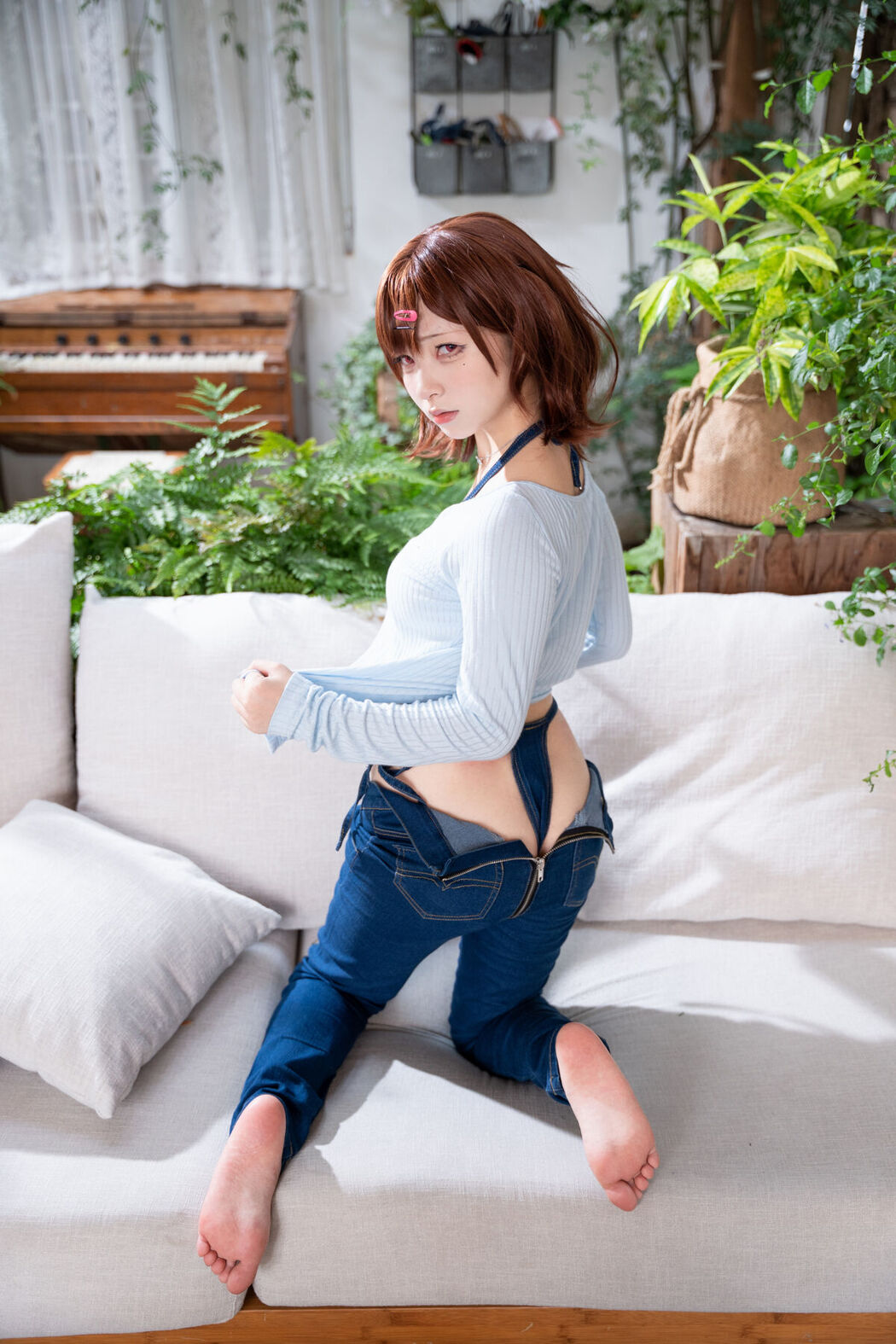 Coser@花铃 – 円香牛仔裤