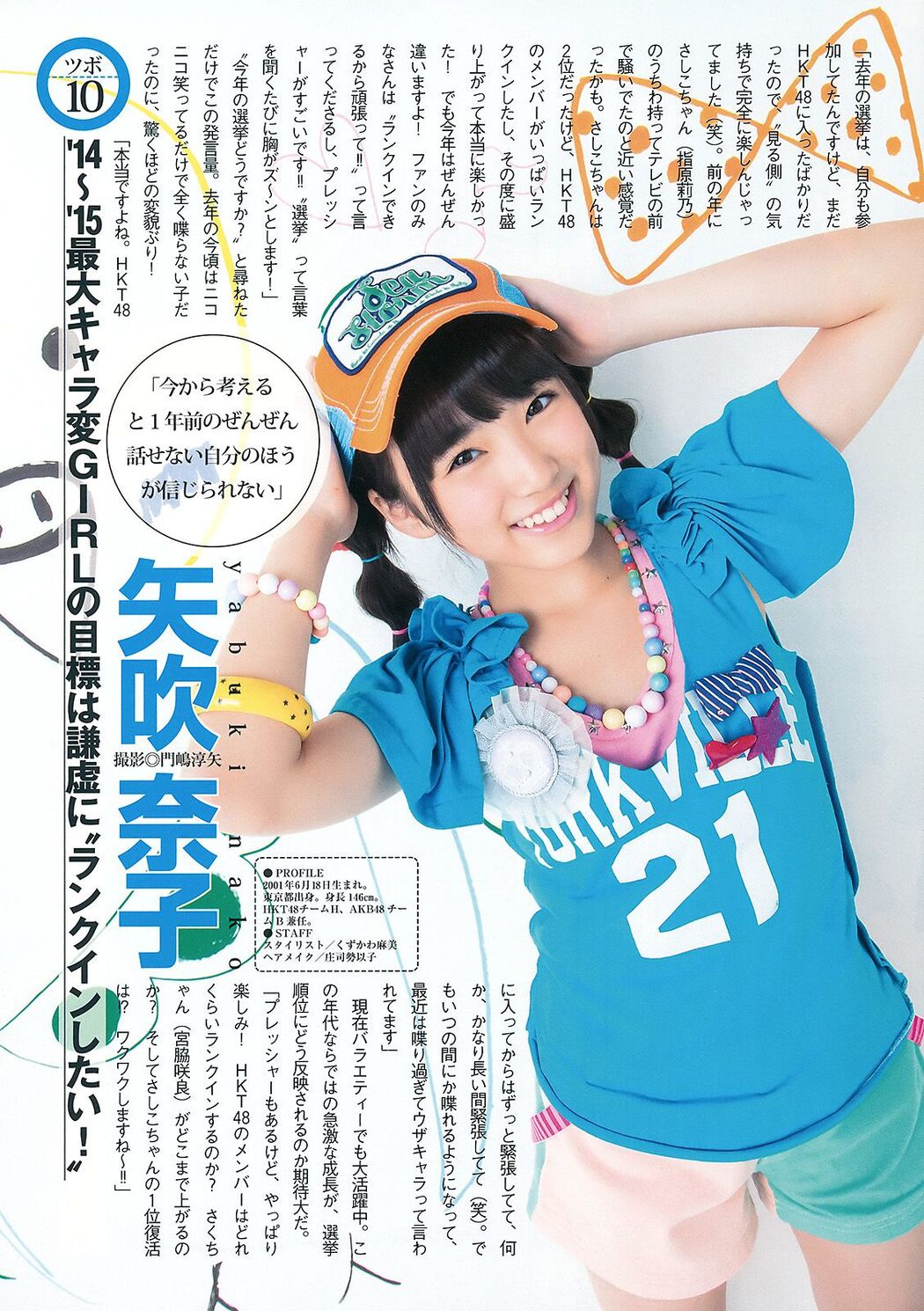 Shimazaki Haruka, Kawamoto Saya, Sasaki Yukari [Weekly Young Jump] 2015 No. 27 Photo Magazine