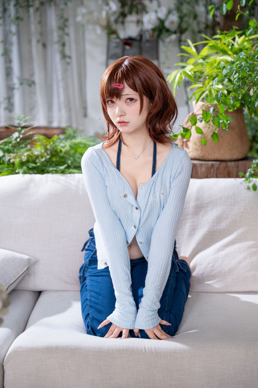 Coser@花铃 – 円香牛仔裤