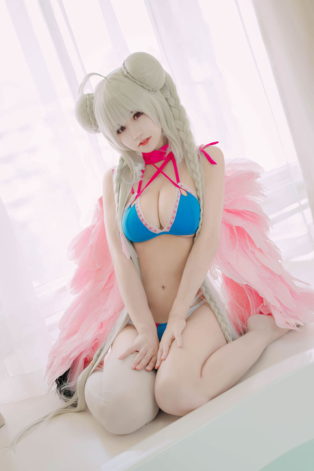 Coser@小仓千代w – 可畏泳装
