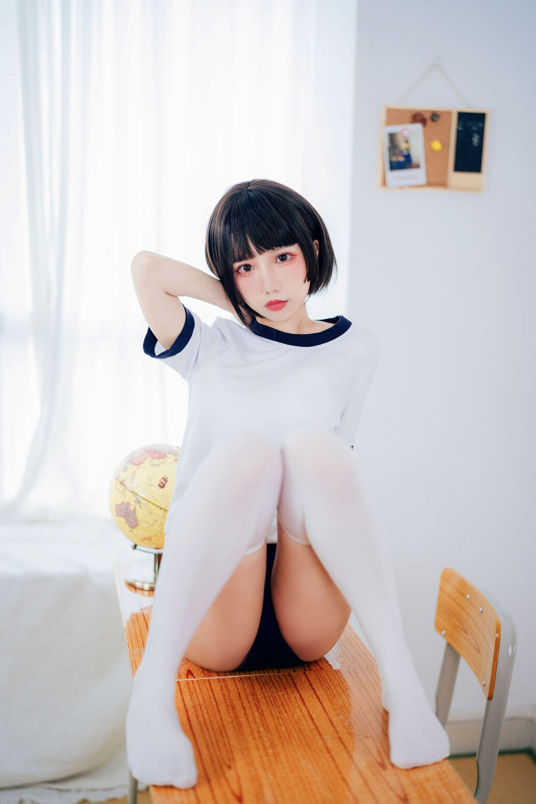 [Internet celebrity COSER photo] Anime blogger Guobaa sauce w - gym suit