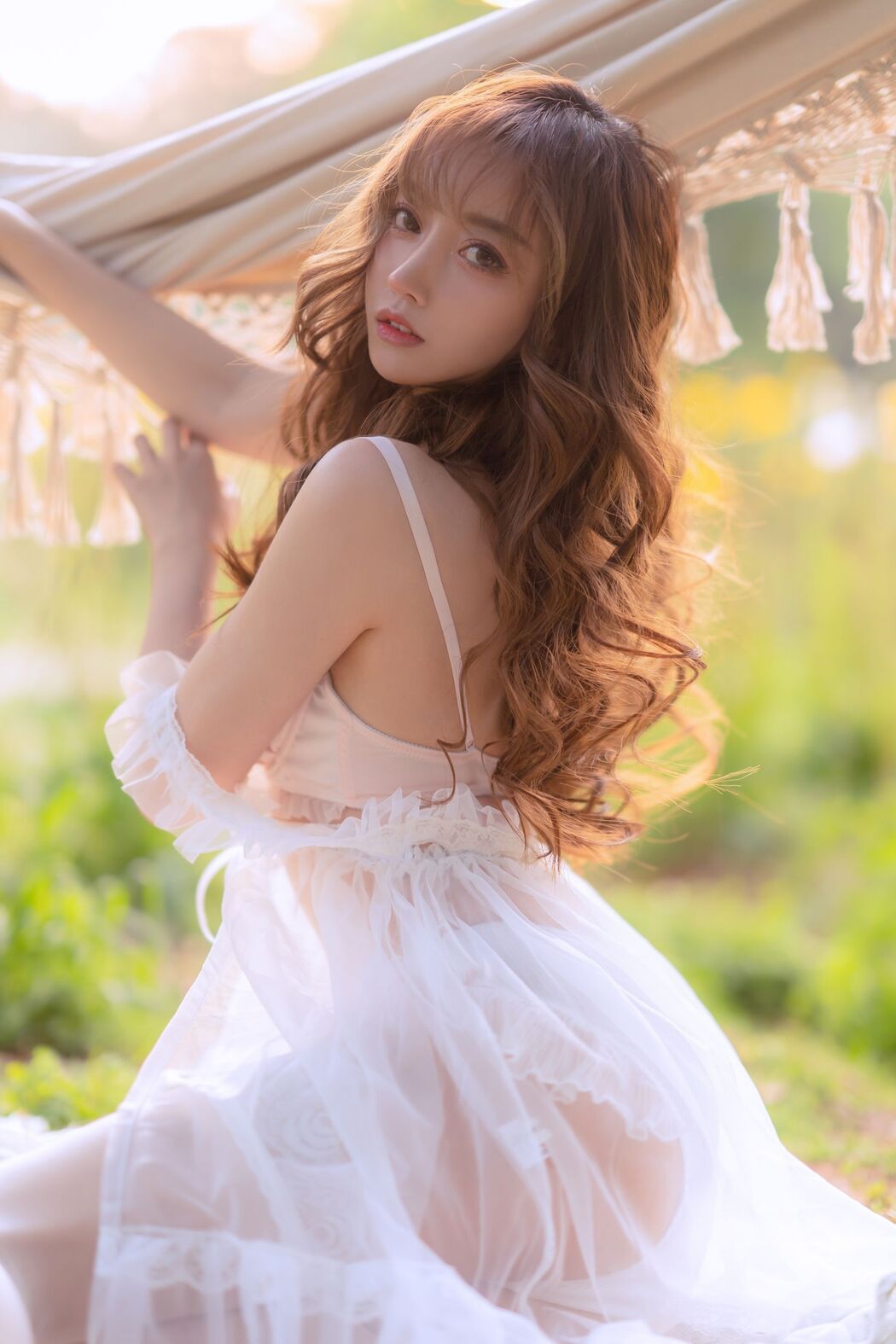 [Net Red COSER Photo] Douyu Rice Noodles sama Photo - Summer Limited Hammock