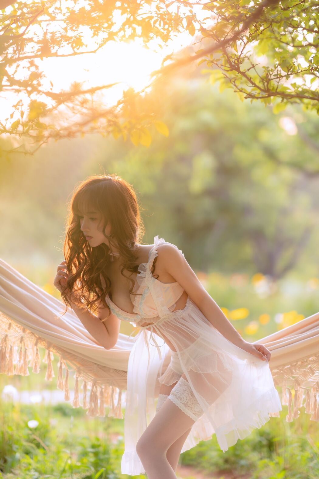 [Net Red COSER Photo] Douyu Rice Noodles sama Photo - Summer Limited Hammock