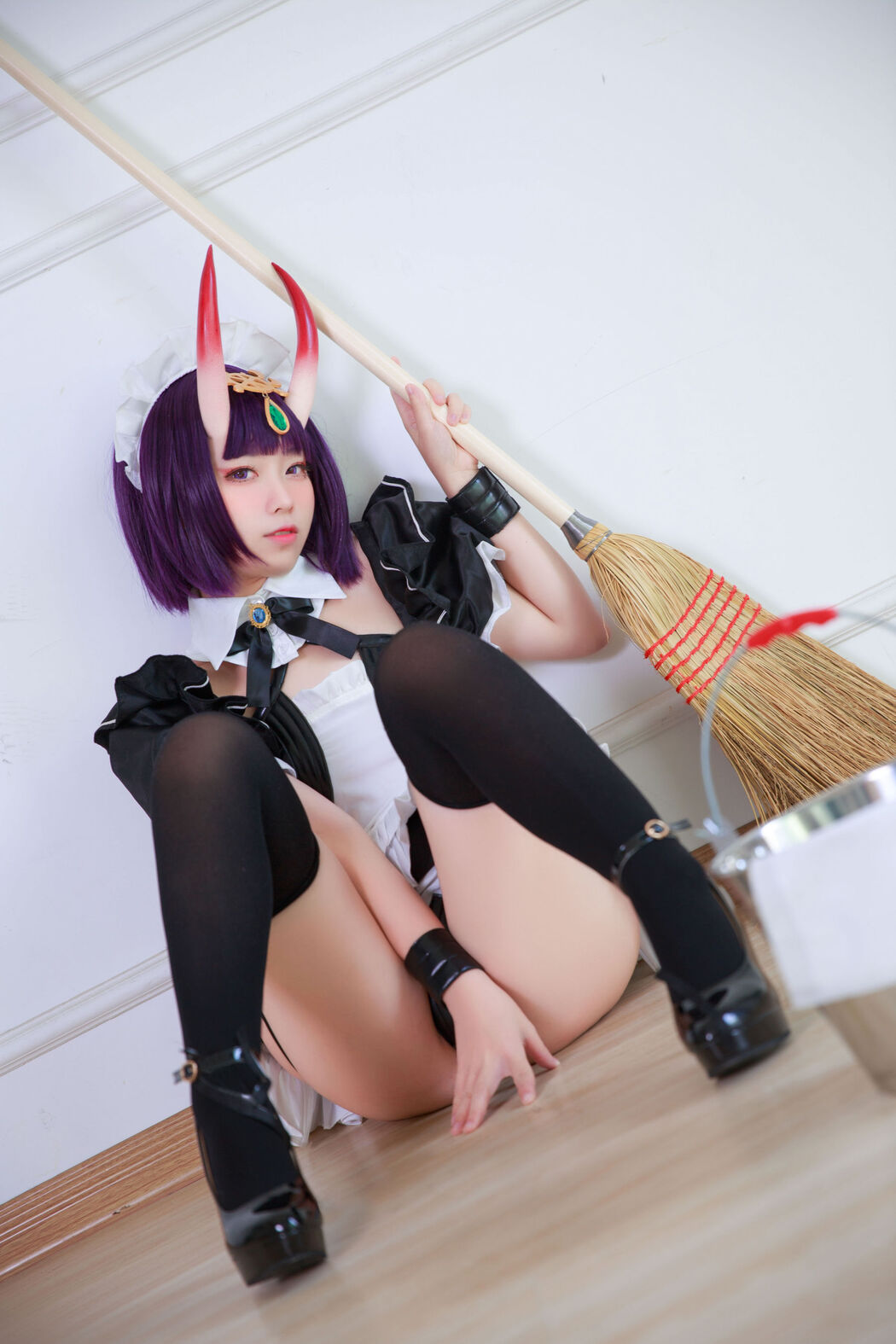 [Net Red COSER Photo] Anime blogger G44 will not be hurt - Drinking Maid Cover Photo