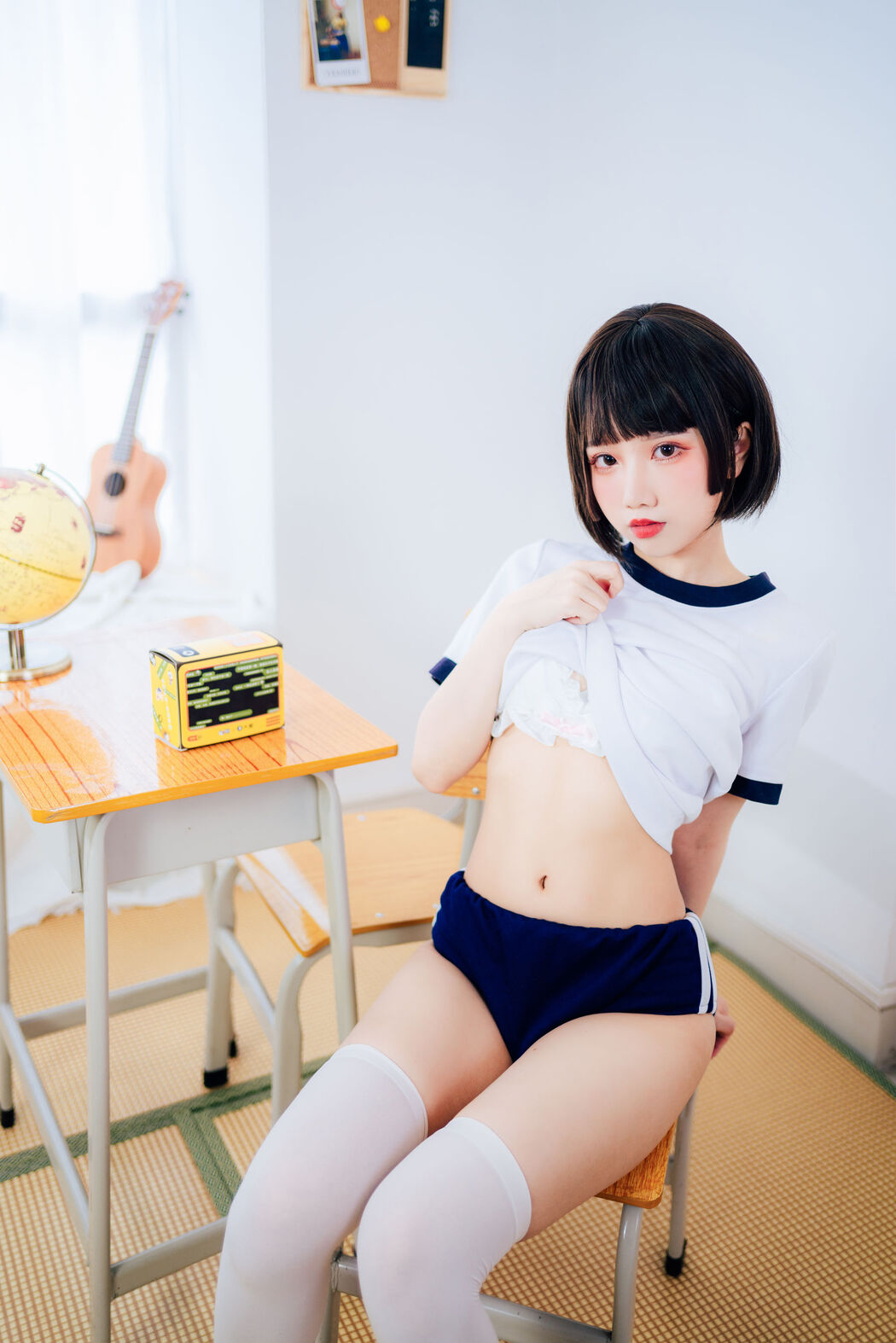 [Internet celebrity COSER photo] Anime blogger Guobaa sauce w - gym suit