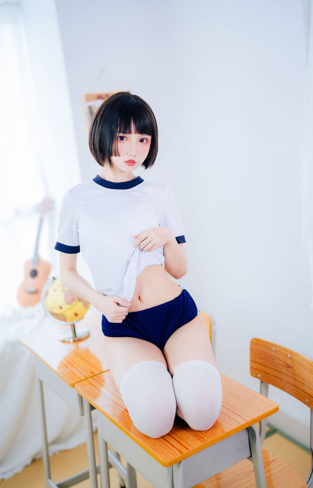 [Internet celebrity COSER photo] Anime blogger Guobaa sauce w - gym suit