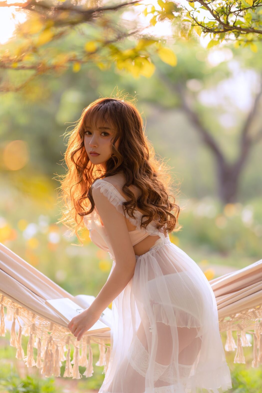 [Net Red COSER Photo] Douyu Rice Noodles sama Photo - Summer Limited Hammock