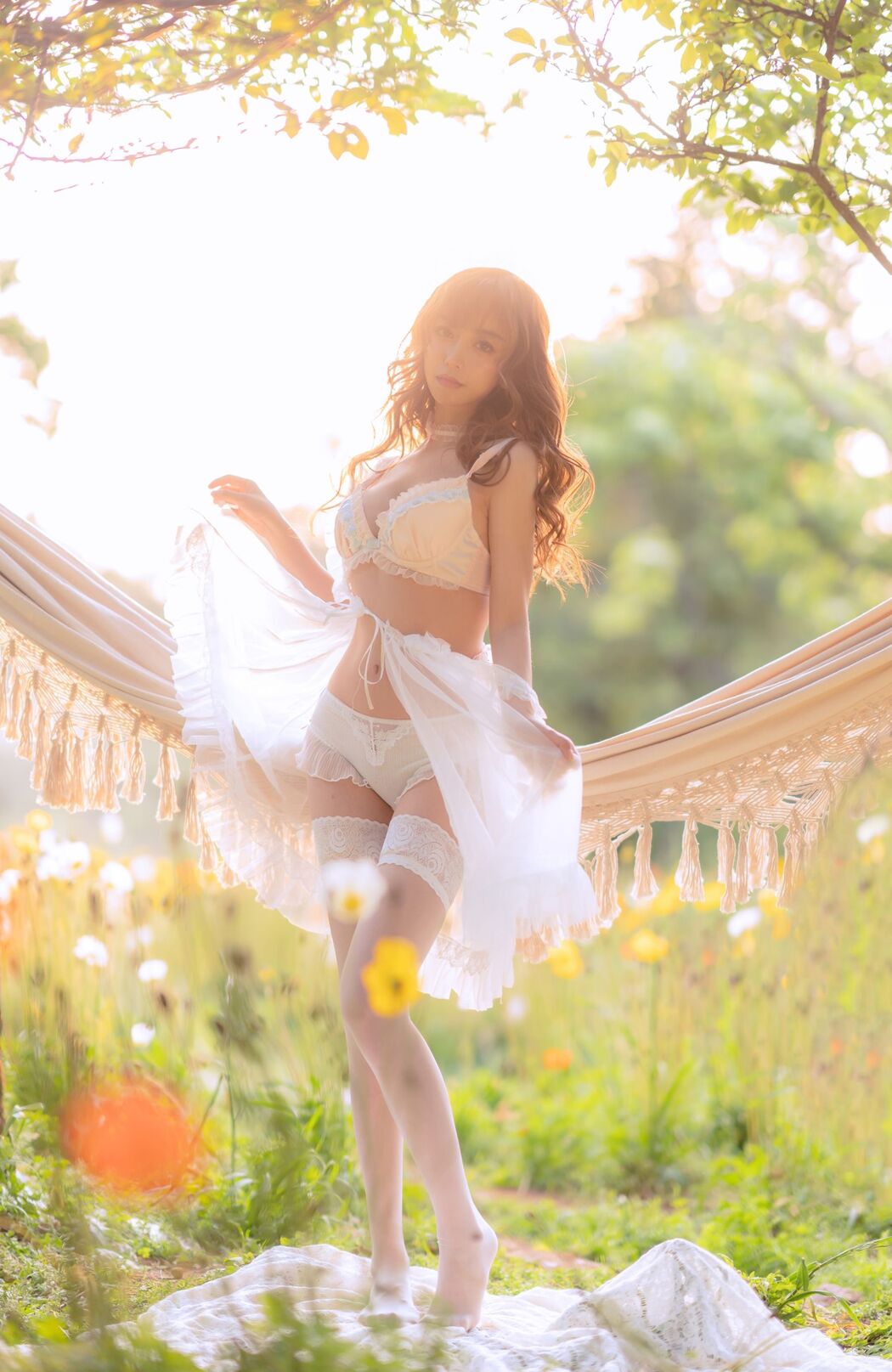 [Net Red COSER Photo] Douyu Rice Noodles sama Photo - Summer Limited Hammock