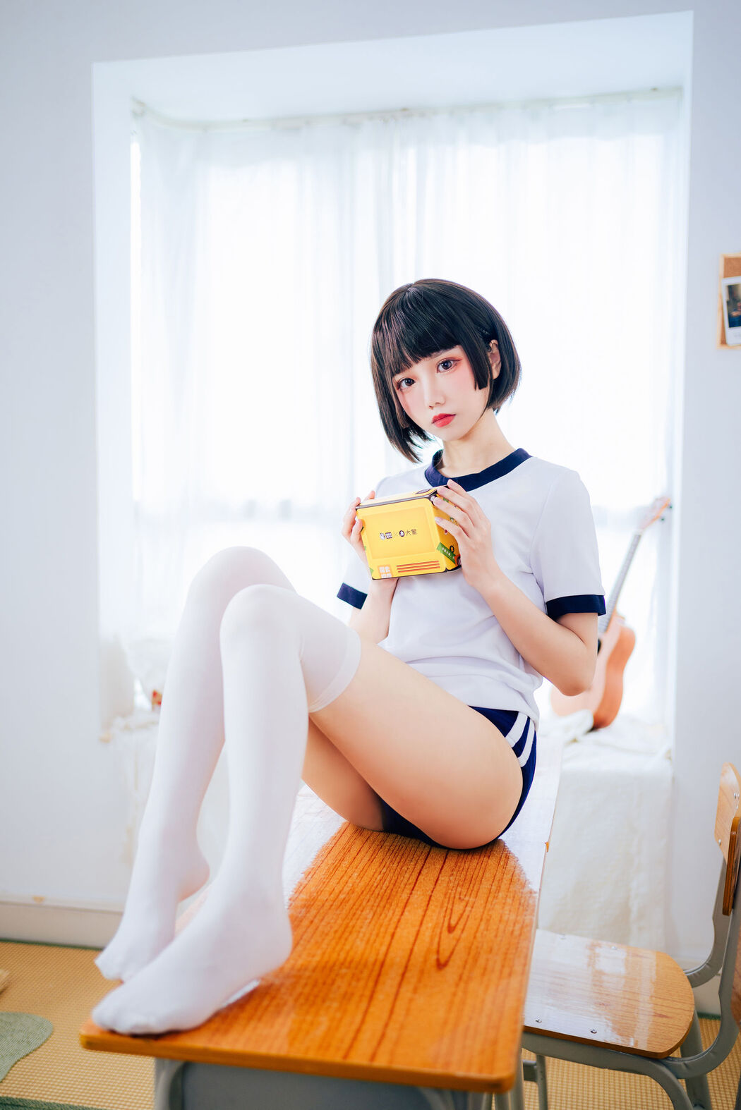 [Internet celebrity COSER photo] Anime blogger Guobaa sauce w - gym suit