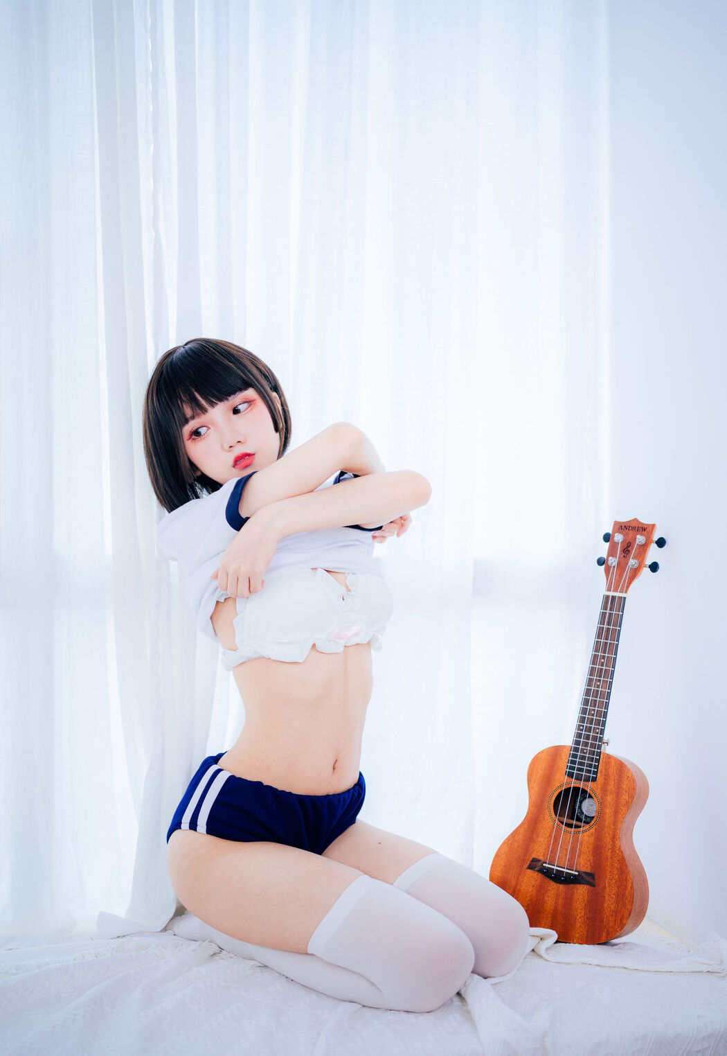 [Internet celebrity COSER photo] Anime blogger Guobaa sauce w - gym suit