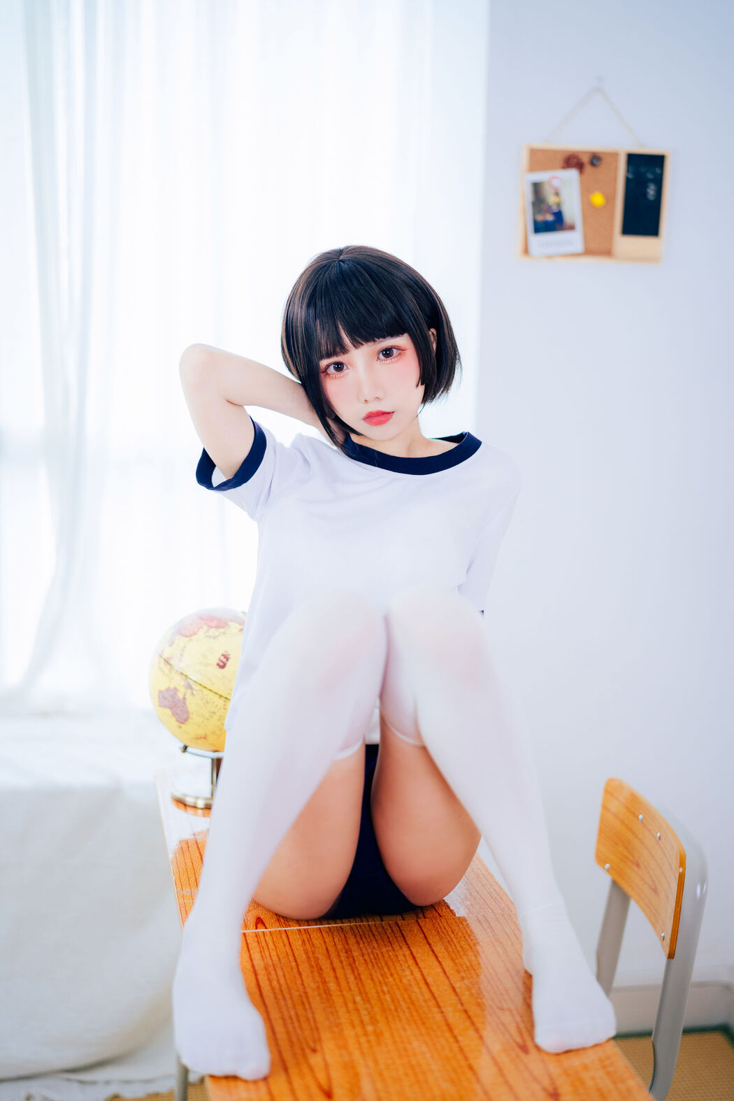 [Internet celebrity COSER photo] Anime blogger Guobaa sauce w - gym suit