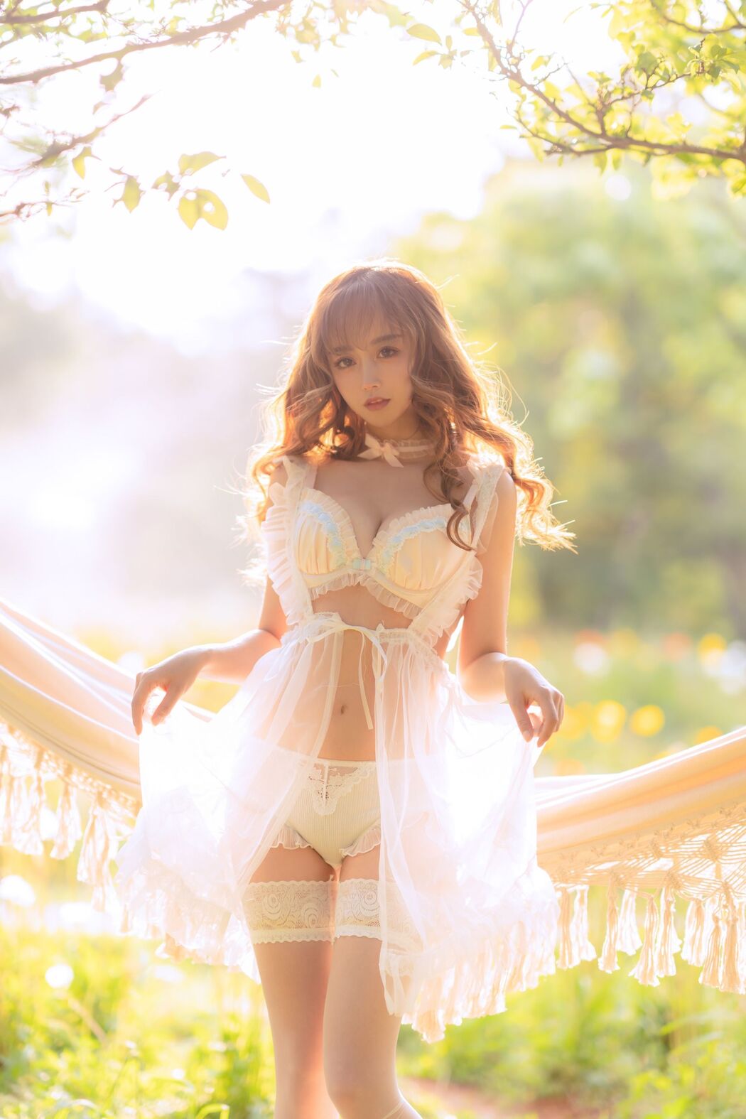 [Net Red COSER Photo] Douyu Rice Noodles sama Photo - Summer Limited Hammock