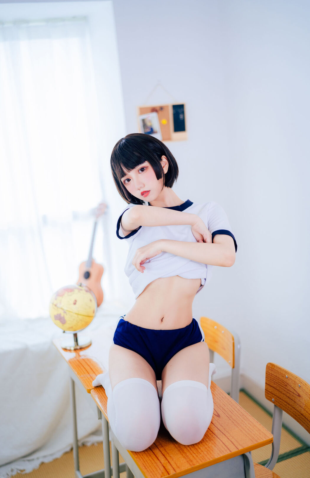 [Internet celebrity COSER photo] Anime blogger Guobaa sauce w - gym suit
