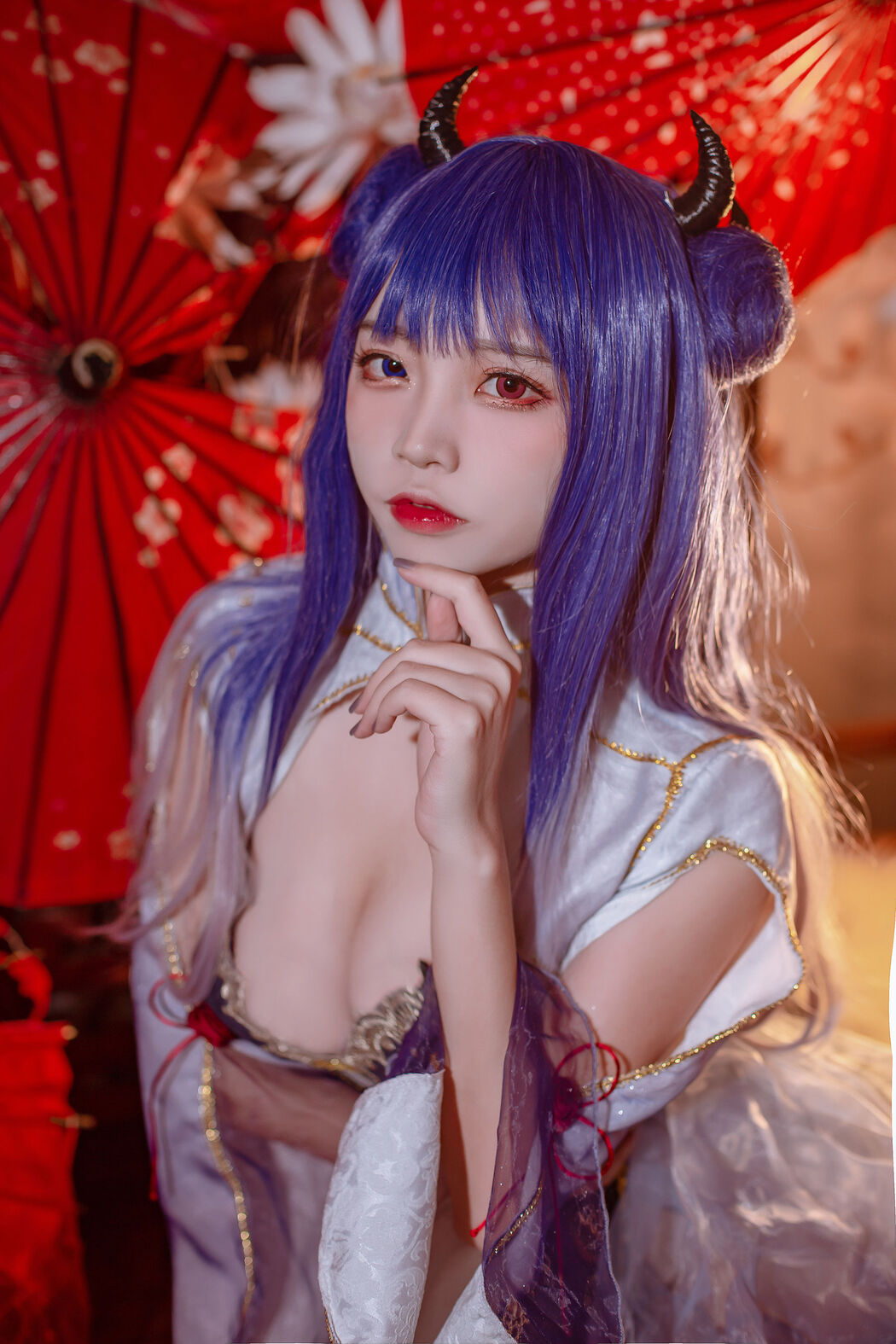 [Welfare COS] Popular Coser Nizo Nisa - Blue Ibuki Cheongsam