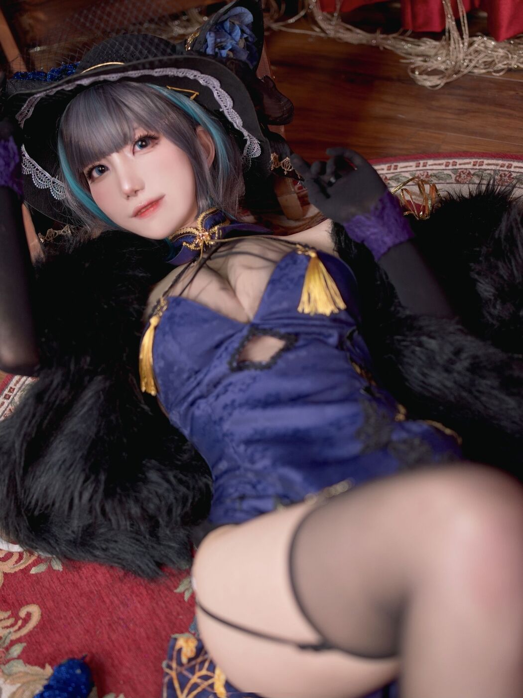 [Internet Celebrity COSER Photo] Bu Mikon - Cheshire Music Gorgeous