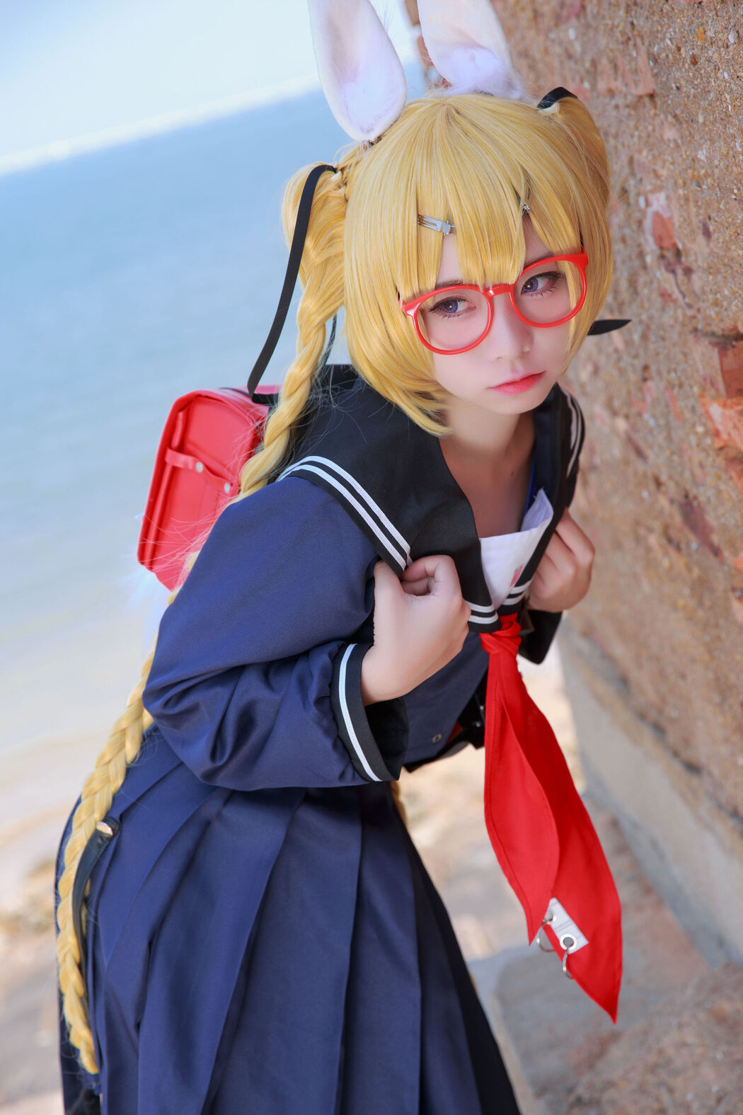 [Net Red COSER Photo] Anime blogger G44 will not be injured - Whirlwind School Uniform