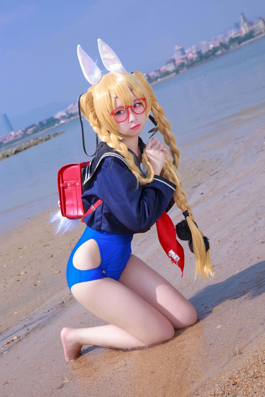 [Net Red COSER Photo] Anime blogger G44 will not be injured - Whirlwind School Uniform