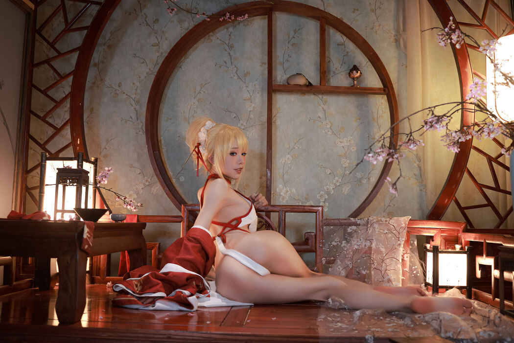 [Internet celebrity COSER photo] Anime blogger Shui Miao aqua - Glory
