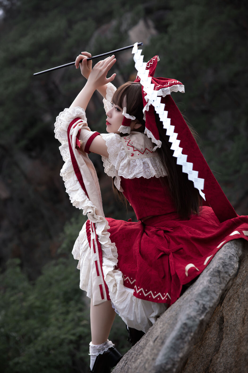 [Net Red COSER Photo] Anime blogger G44 will not be hurt - Reimu