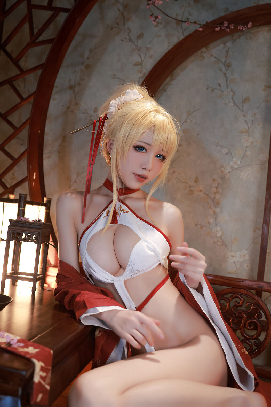 [Internet celebrity COSER photo] Anime blogger Shui Miao aqua - Glory