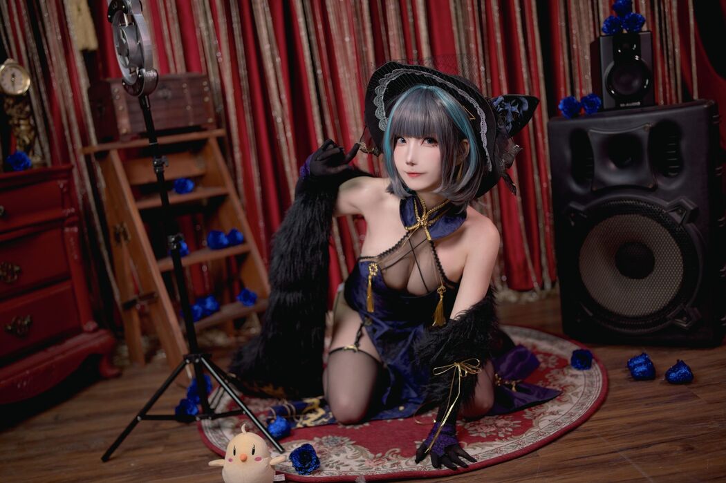 [Internet Celebrity COSER Photo] Bu Mikon - Cheshire Music Gorgeous