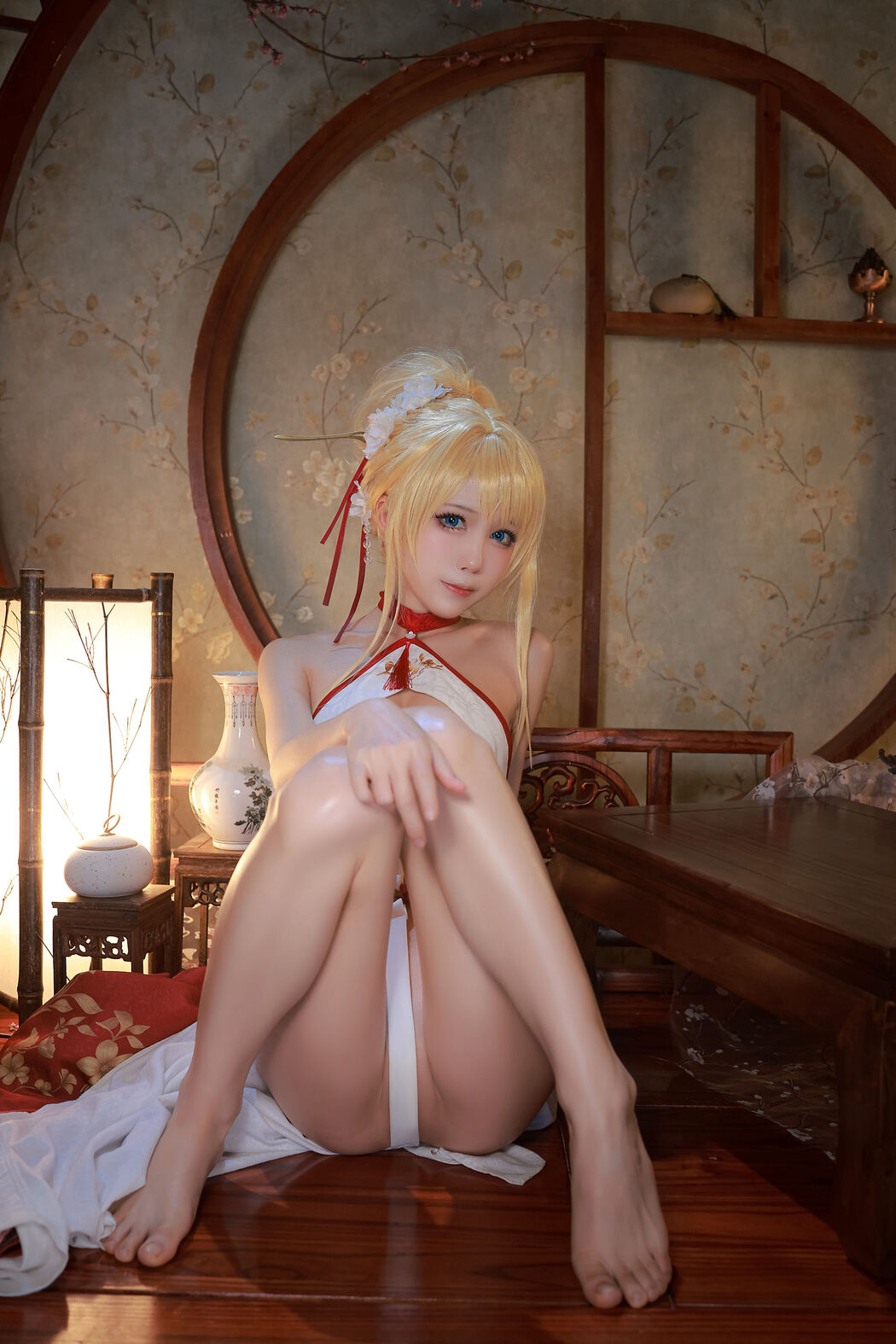 [Internet celebrity COSER photo] Anime blogger Shui Miao aqua - Glory