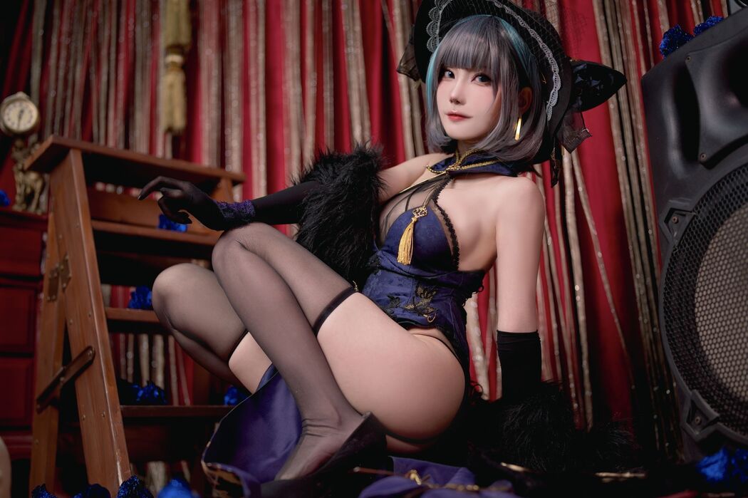 [Internet Celebrity COSER Photo] Bu Mikon - Cheshire Music Gorgeous