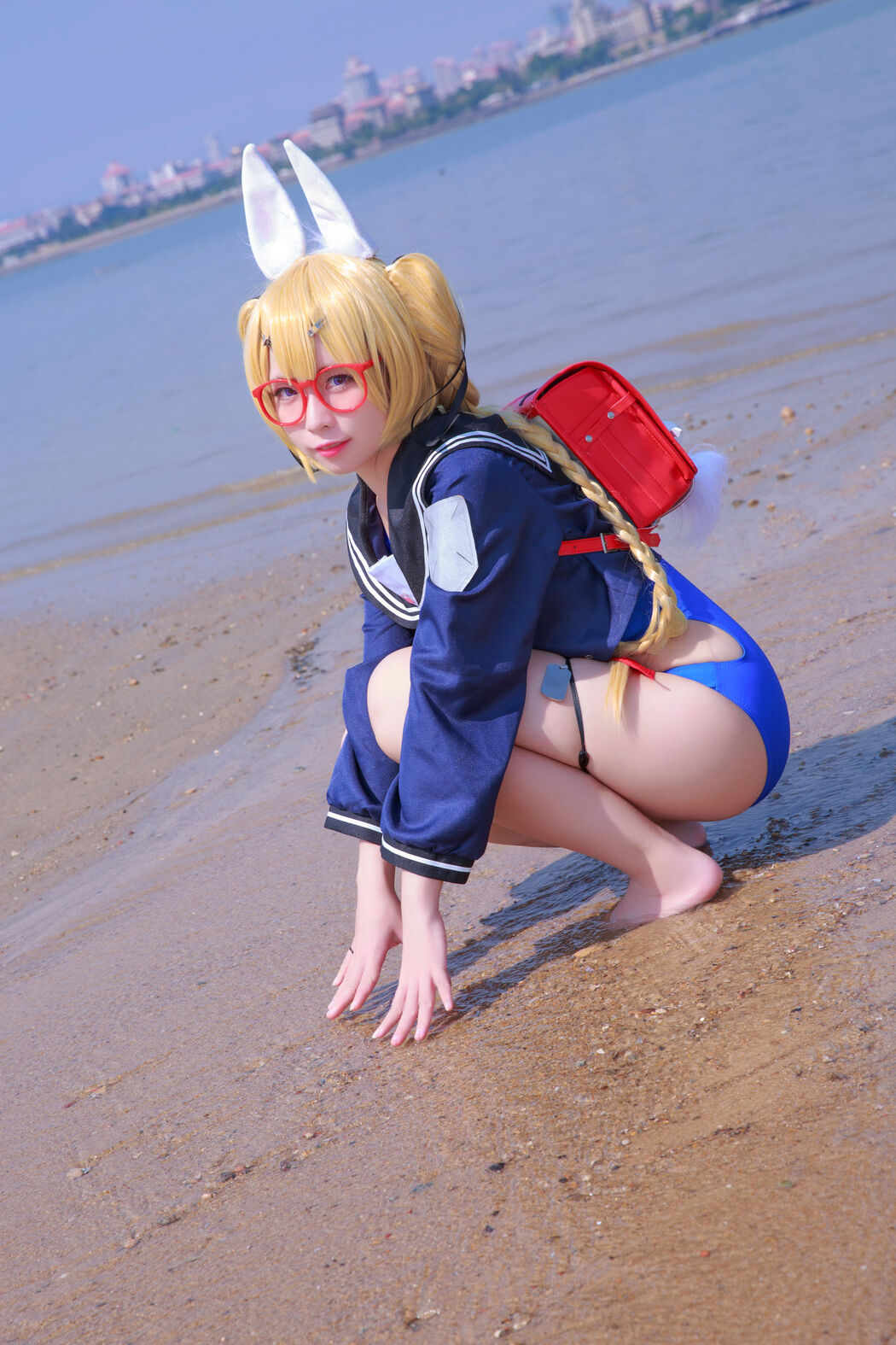 [Net Red COSER Photo] Anime blogger G44 will not be injured - Whirlwind School Uniform