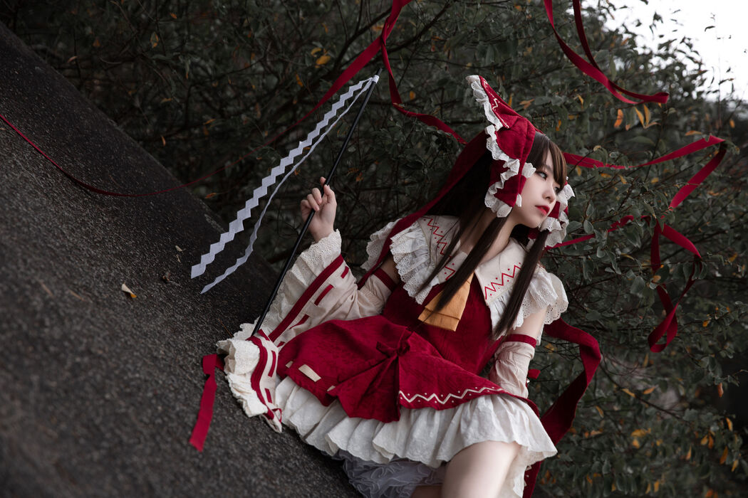 [Net Red COSER Photo] Anime blogger G44 will not be hurt - Reimu
