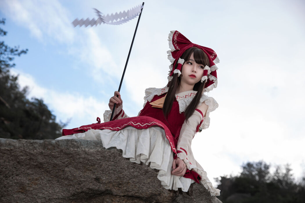 [Net Red COSER Photo] Anime blogger G44 will not be hurt - Reimu