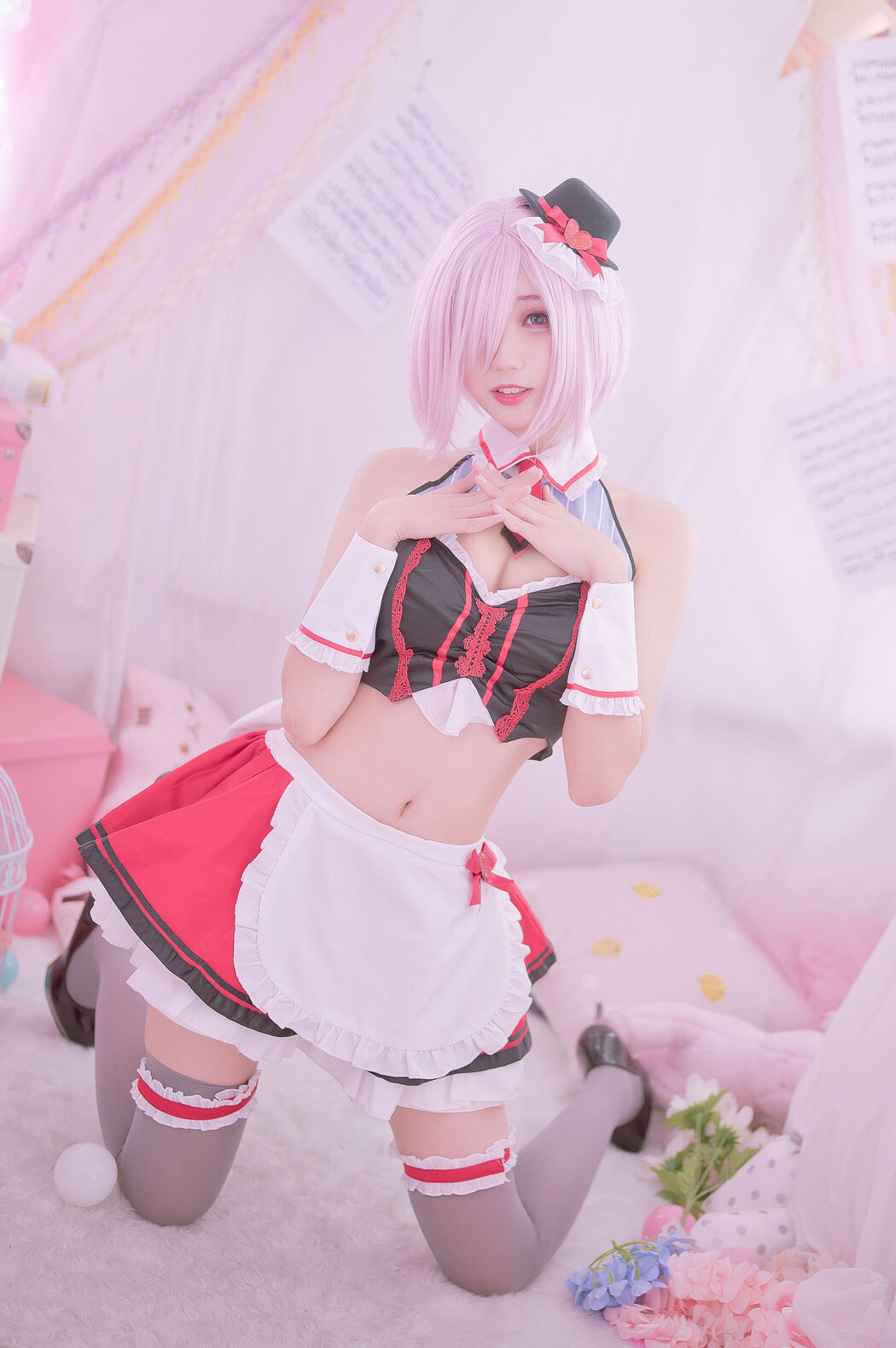 [Internet celebrity COSER photo] Zhou Ji is a cute bunny - Matthew Valentine's Day