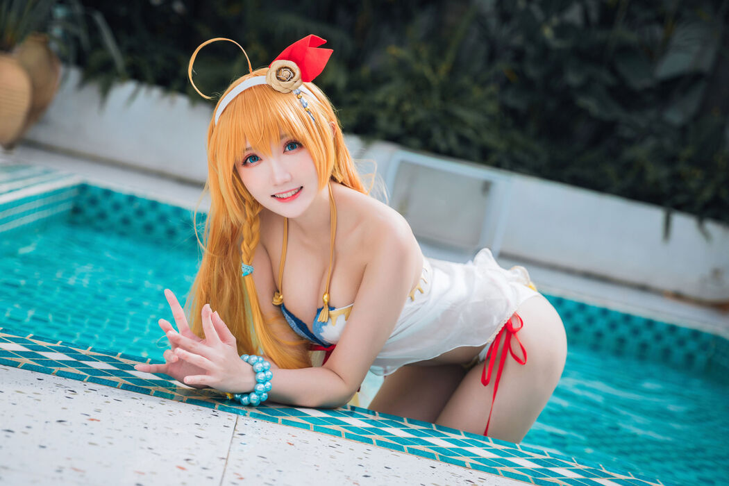 [Net Red COSER Photo] Coser Guashi Sauce Welfare - Princess Link Summer Royal Three