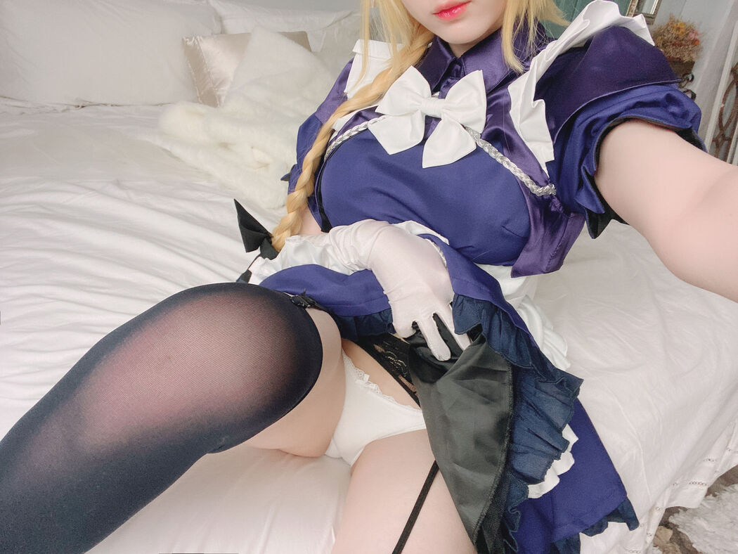 [Net Red COSER Photo] Weibo Girl Paper Cream Moon Shimo - Joan of Arc Cover Photo