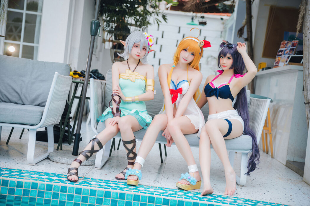 [Net Red COSER Photo] Coser Guashi Sauce Welfare - Princess Link Summer Royal Three