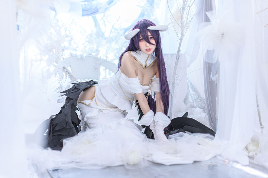 [Internet celebrity COSER photo] Zhou Ji is a cute bunny - Albedo