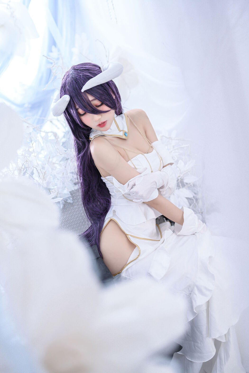 [Internet celebrity COSER photo] Zhou Ji is a cute bunny - Albedo