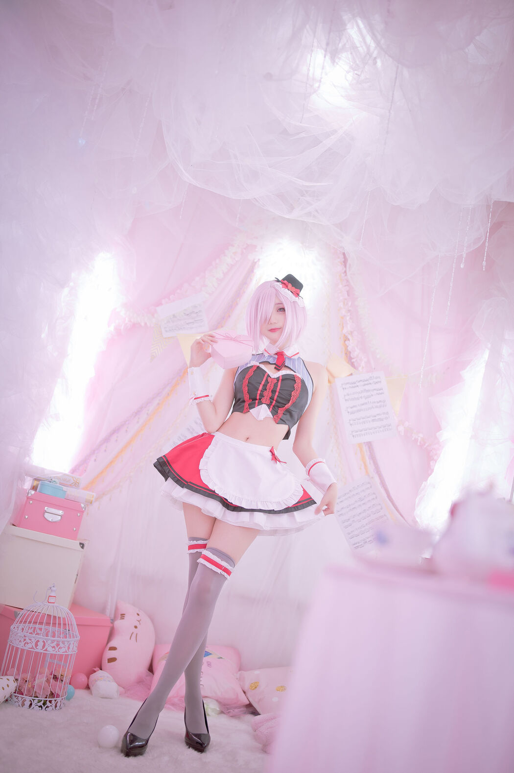 [Internet celebrity COSER photo] Zhou Ji is a cute bunny - Matthew Valentine's Day