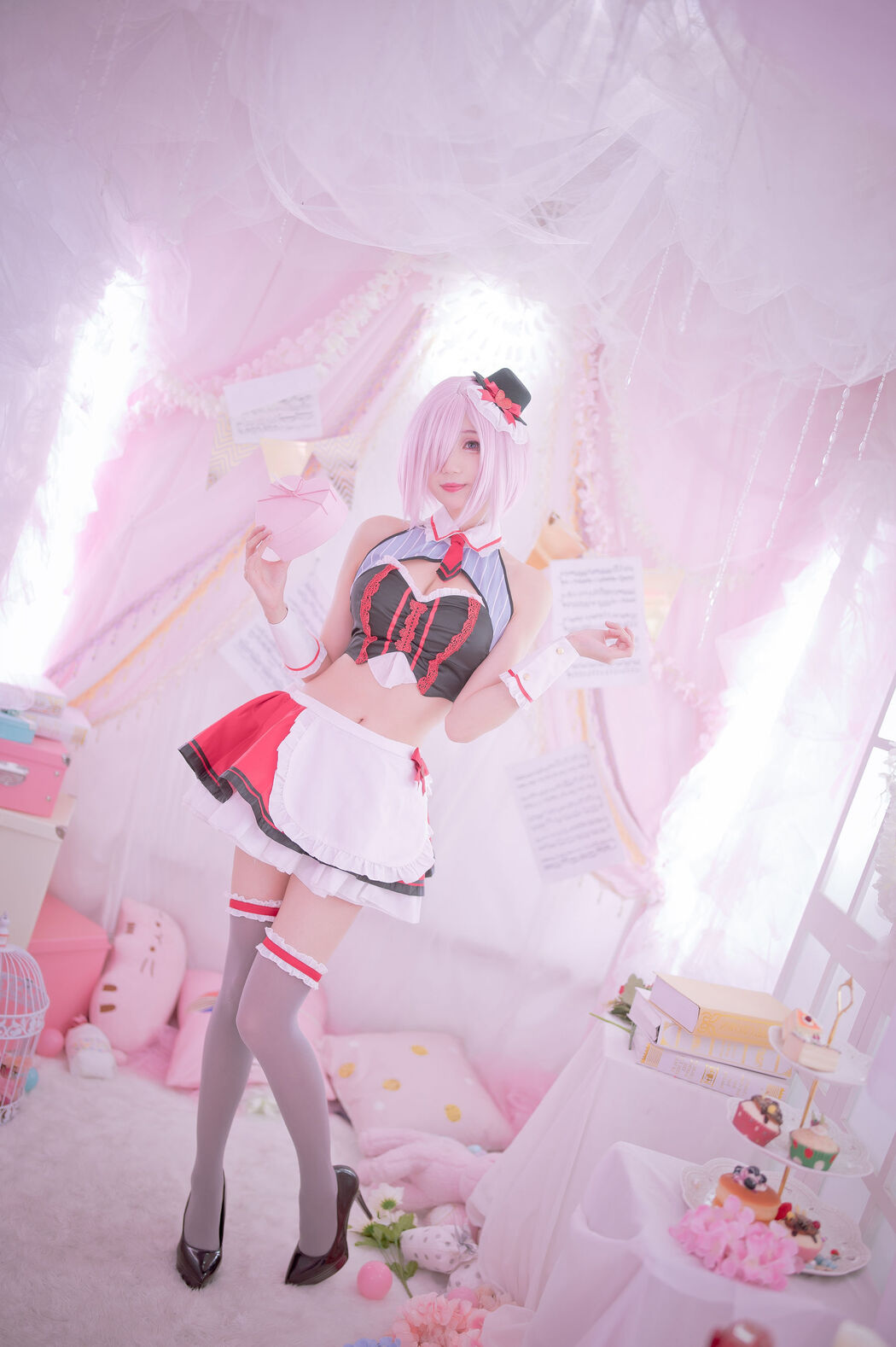 [Internet celebrity COSER photo] Zhou Ji is a cute bunny - Matthew Valentine's Day