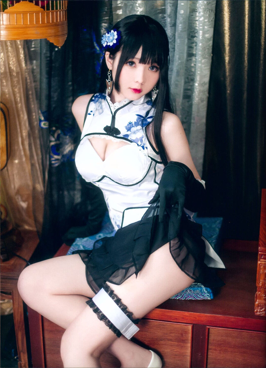 [Internet celebrity COSER photo] Weibo girl Zhishuangyue shimo-Fantasy Jinpingmei