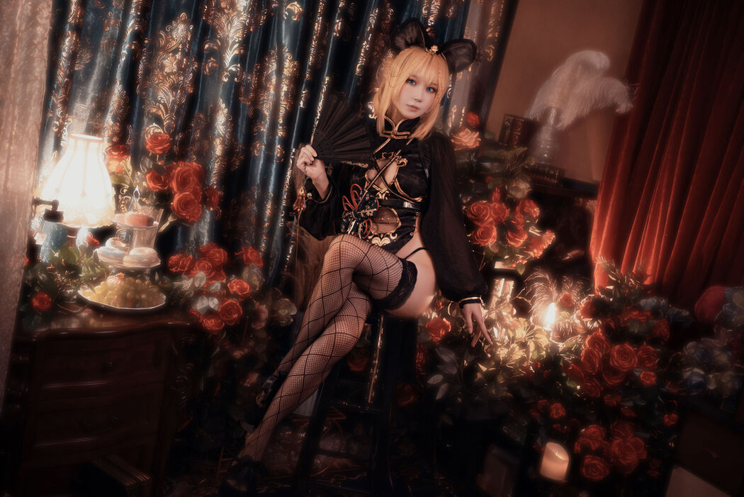 [Internet celebrity COSER photo] Anime blogger A Bao is also a rabbit girl - only your cheongsam
