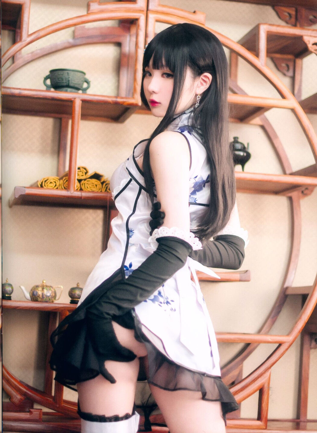 [Internet celebrity COSER photo] Weibo girl Zhishuangyue shimo-Fantasy Jinpingmei