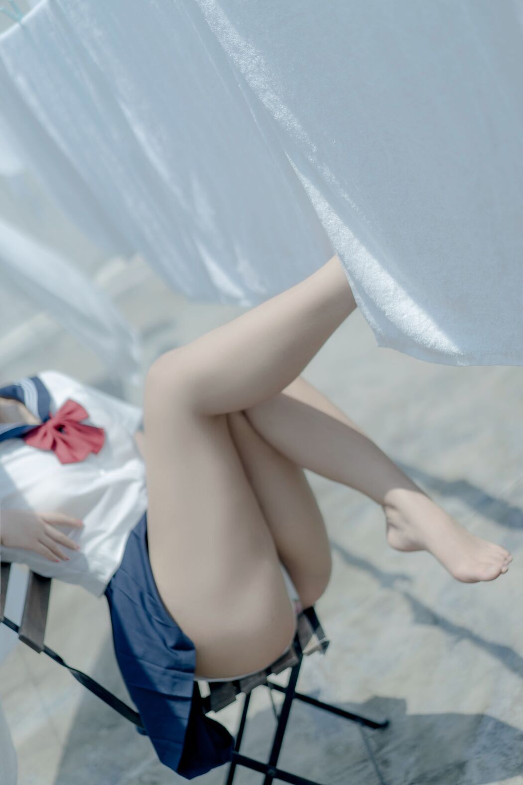 [Net Red COSER Photo] Cute Miss Sister-Bai Ye- - Rooftop