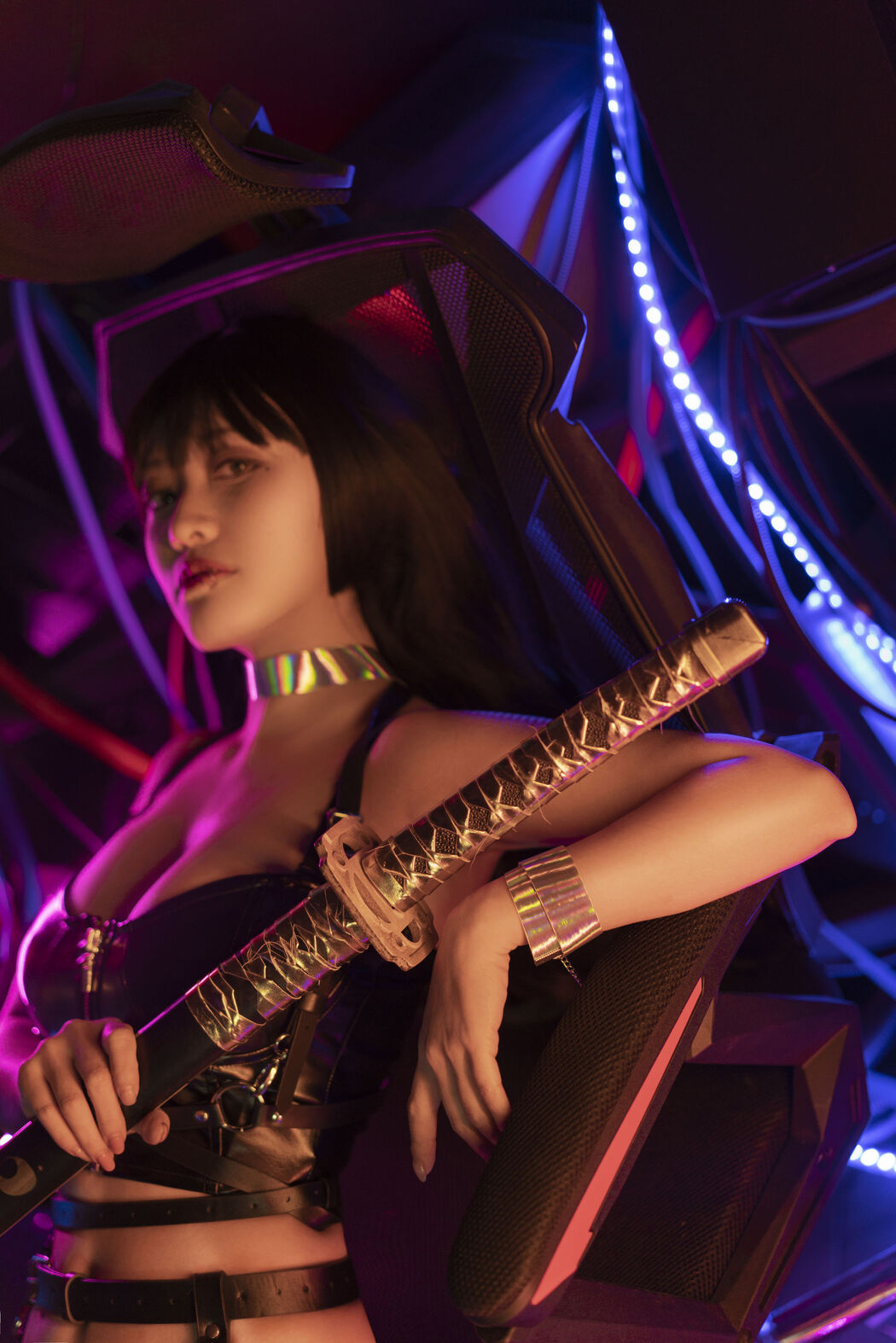 [Net Red COSER Photo] Anime blogger takes off his tail Mizuki - Cyberpunk