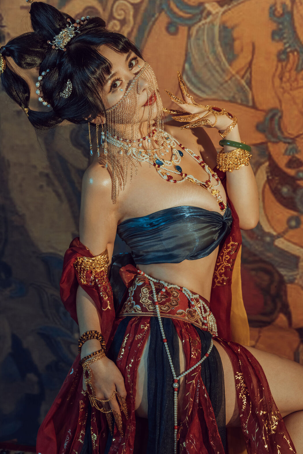 [Internet celebrity COSER photo] Yunxixi - Dunhuang