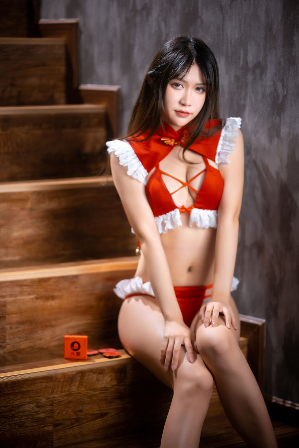 [Net Red COSER Photo] Anime blogger Ruan Yi_Fairy - Elephant Red