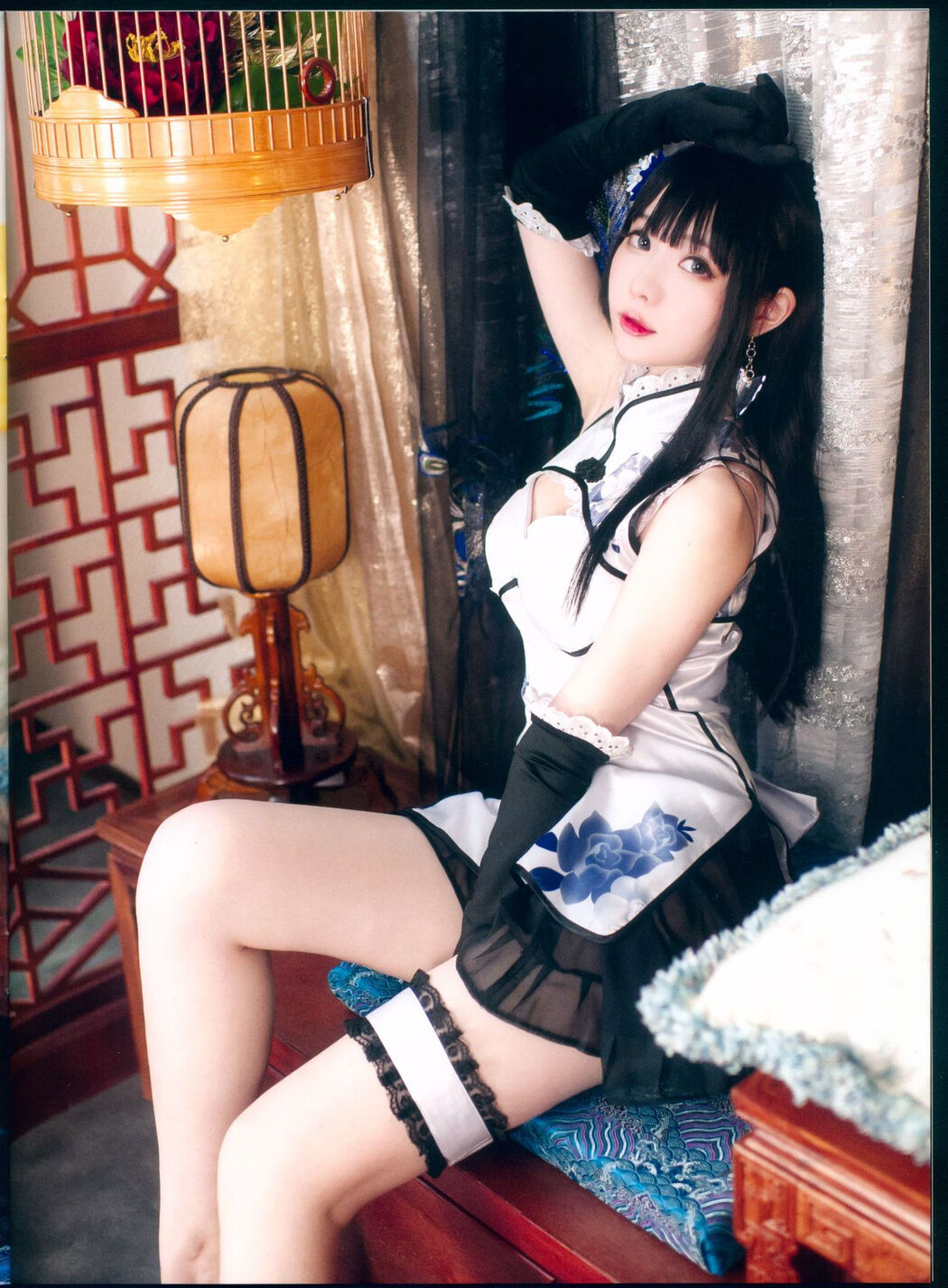 [Internet celebrity COSER photo] Weibo girl Zhishuangyue shimo-Fantasy Jinpingmei