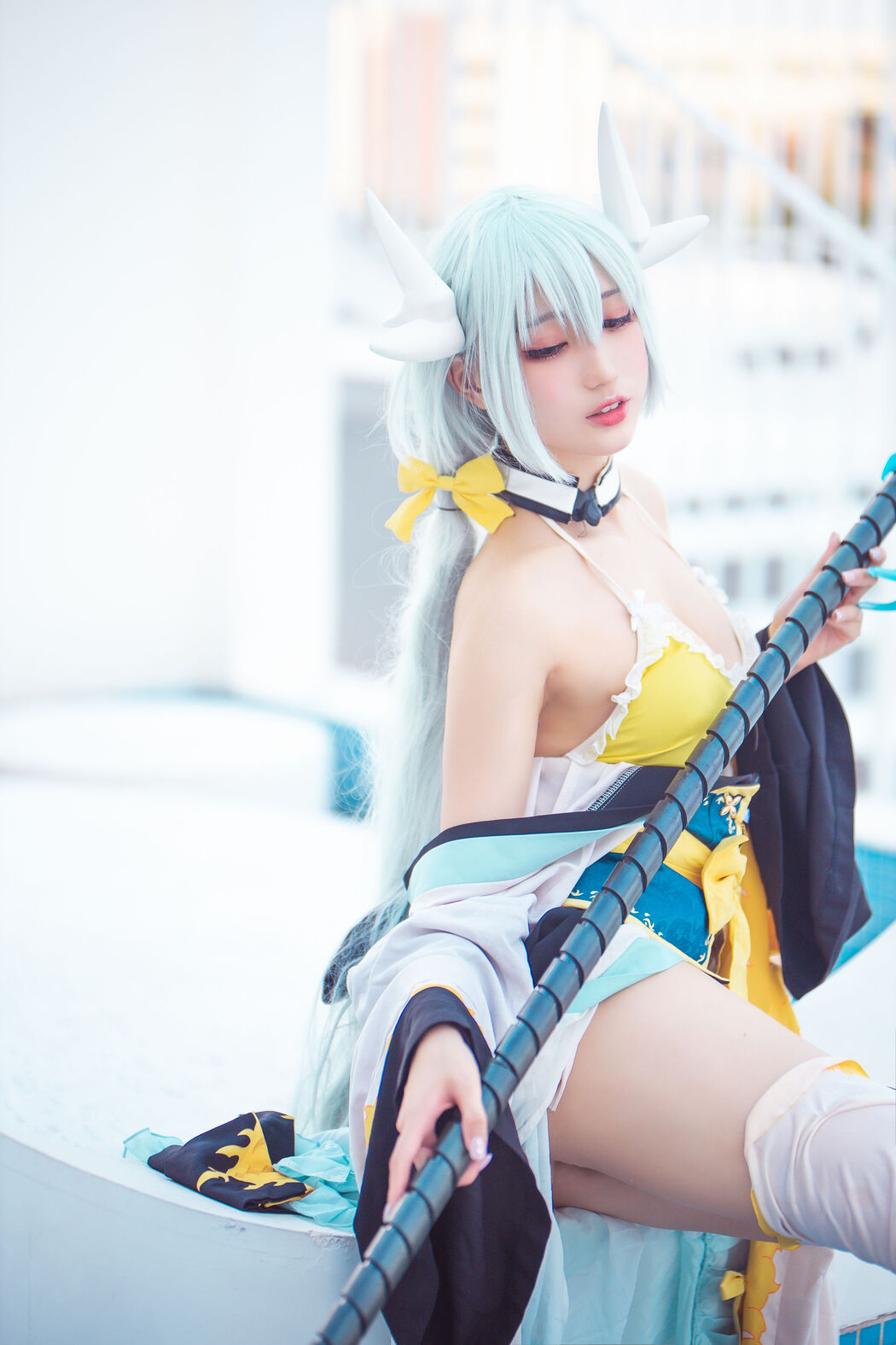 [Internet celebrity COSER photo] Zhou Ji is a cute bunny - Kiyohime