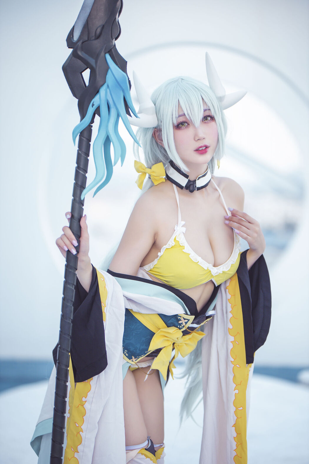 [Internet celebrity COSER photo] Zhou Ji is a cute bunny - Kiyohime